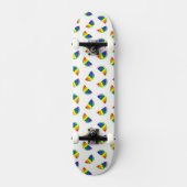 Rainbow Watermelon Pattern Skateboard (Voorkant)