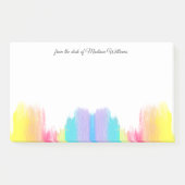 Rainbow Waterverf  - Aangepast bureau van Post-it® Notes (Voorkant)