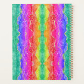 Rainbow Waterverf Crystal Edelsteen Ontwerp Planner (Achterkant)