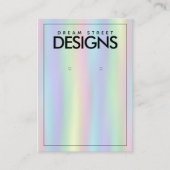 Rainbow Waterverf die Kaart verkrijgt Visitekaartje (Voorkant)