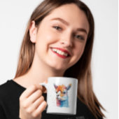 Rainbow Waterverf Llama Koffiemok