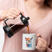 Rainbow Waterverf Llama Koffiemok