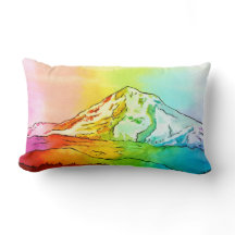 Rainbow Waterverf Mount Hood