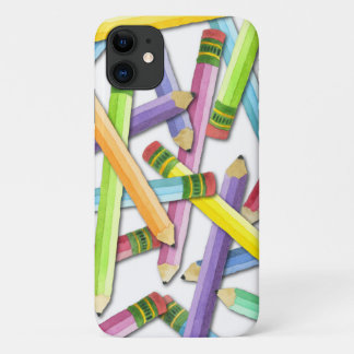Rainbow Waterverf Pencils Teacher iPhone Case