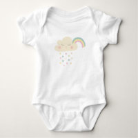 Rainbow Waterverf Roze wolkenPastels