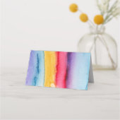 Rainbow Waterverf schilderij Wash bruiloft (Achterkant)