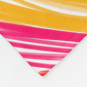 Rainbow waterverf voeg naam tekst aangepaste beric fleece deken (Hoek)