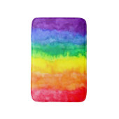 Rainbow Waterverf Wash Bath Mat (Voorkant Verticaal)