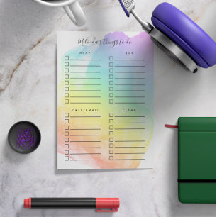 Rainbow Waterverf Wash Georganiseerde activiteiten Post-it® Notes