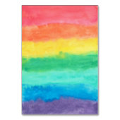 Rainbow Waterverf Wedding Kaart (Achterkant)