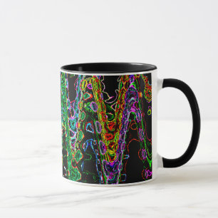 Rainbow Waveforms Abstracte kunst Mok