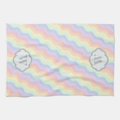 Rainbow Waves Kitchen Towel Theedoek (Horizontaal)