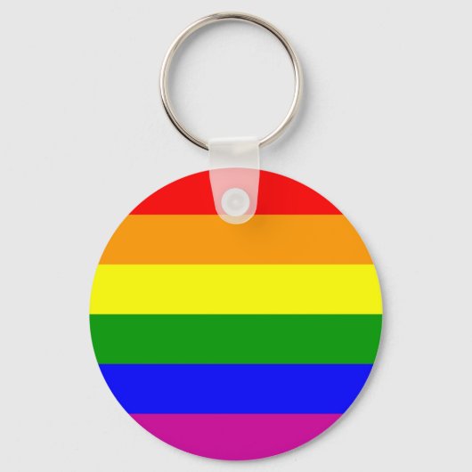 Rainbow Wedding/Gay Pride Sleutelhanger (Voorkant)