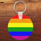 Rainbow Wedding/Gay Pride Sleutelhanger (Voorkant)