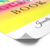 Rainbow Wedding Gelieve te ondertekenen ons Poster (Hoek)