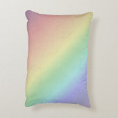 Rainbow Wedding Rings for Marriage Equality for Ma Accent Kussen (Achterkant (Verticaal))