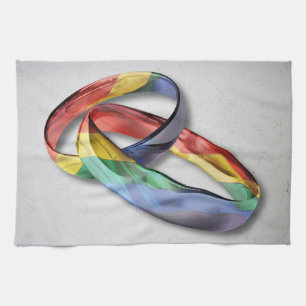 Rainbow Wedding Rings for Marriage Equality for Ma Theedoek