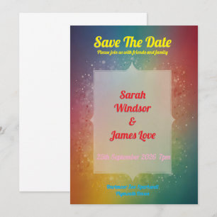 Rainbow Wedding Uitnodiging
