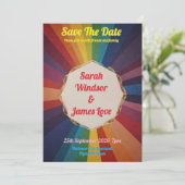 Rainbow Wedding Uitnodiging (Staand voorkant)