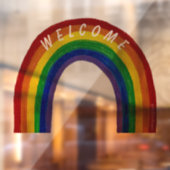 Rainbow Welkomstbord Raamsticker (Vel 2)