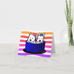 Rainbow Westies Kaart