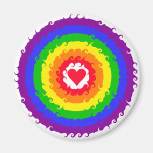 Rainbow Wheel magneet