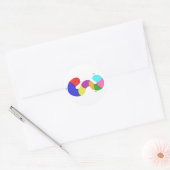 Rainbow Wiggle Worm Stickers (Envelop)