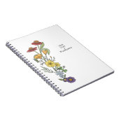 Rainbow Wildflower Sketch Notitieboek (Rechterzijde)
