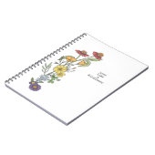 Rainbow Wildflower Sketch Notitieboek (Linkerzijde)
