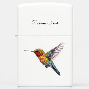 Rainbow Wings: Vibrant Hummingbird Art, op maat