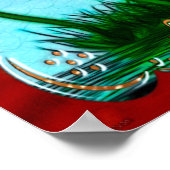 Rainbow Wishes Nursery Childs Art Poster (Hoek)