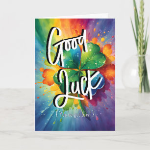 Rainbow Wishes: Succes met dit examen! Kaart