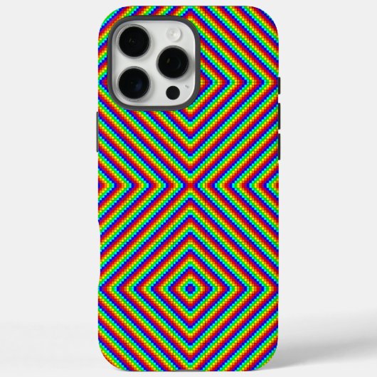 Rainbow X - iPhone (16 Pro Max) Hoesje (Achterkant)