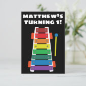 Rainbow Xylophone Classic Speelgoed uitnodigt voor Kaart (Staand voorkant)