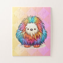 Rainbow Yeti legpuzzel