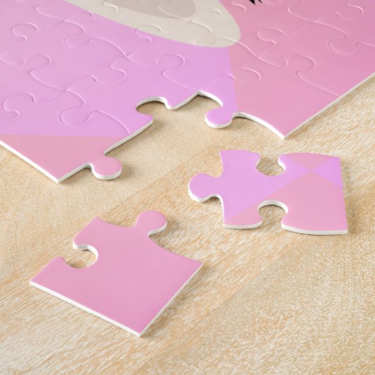 Rainbow Yeti legpuzzel (Zijkant)