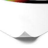 Rainbow Yin Yang Poster (Hoek)