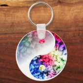 Rainbow Yin Yang Sleutelhanger (Voorkant)
