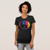 Rainbow Yin Yang T-Shirt (Devant entier)