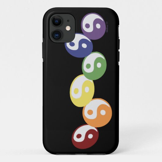 Rainbow Ying Yang iPhone 5 Hoesjes (Achterkant)
