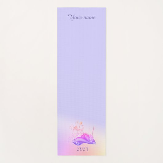 Rainbow Yoga Mat Cute (Voorkant)