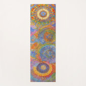 Rainbow Yoga Mat - Kleurrijke  Mozaïek Kunst (Voorkant)