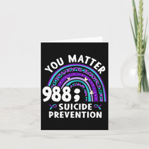 Rainbow You Problem 988 Zelfmoordpreventie Awarene Kaart