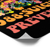 Rainbow You Problem 988 Zelfmoordpreventie Awarene Poster (Hoek)