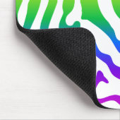 Rainbow Zebra Pattern Muismat (Hoek)
