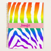 Rainbow Zebra Pattern Planner (Voorkant)