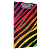 Rainbow zebra print meerdere kleuren klembord (Rechts)