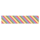 Rainbow Zig Zag Korte Tafelloper (Horizontaal)