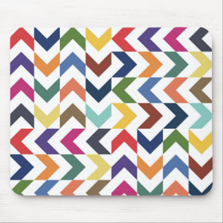 Rainbow ZigZag MousePad Muismat