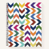Rainbow ZigZag Notitieboek (Voorkant)
